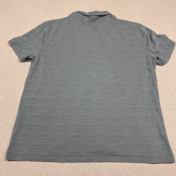 John Varvatos Polo Shirt Mens XXL Blue Cotton Classic Golf Preppy Stretch - Picture 2 of 7